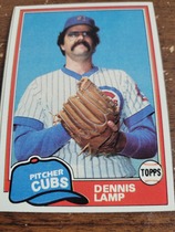 1981 Topps Base Set #331 Dennis Lamp