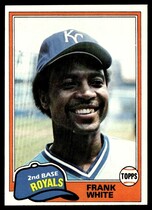 1981 Topps Base Set #330 Frank White