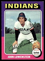 1975 Topps Base Set #424 John Lowenstein