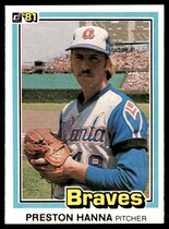 1981 Donruss Base Set #523 Preston Hanna