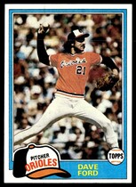 1981 Topps Base Set #706 Dave Ford