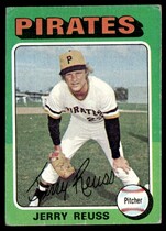 1975 Topps Base Set #124 Jerry Reuss
