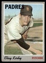 1970 Topps Base Set #79 Clay Kirby