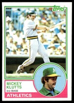 1983 Topps Base Set #571 Mickey Klutts