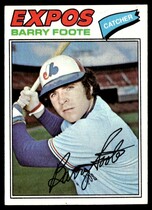 1977 Topps Base Set #612 Barry Foote