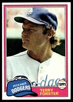 1981 Topps Base Set #104 Terry Forster