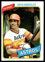 1980 Topps Base Set #696 Julio Gonzalez