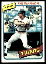 1980 Topps Base Set #216 Phil Mankowski