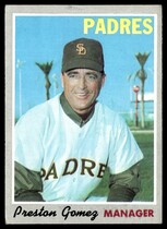 1970 Topps Base Set #513 Preston Gomez