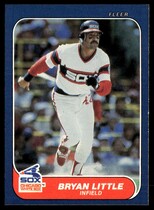 1986 Fleer Base Set #212 Bryan Little