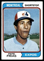 1974 Topps Base Set #468 Pepe Frias