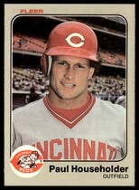 1983 Fleer Base Set #592 Paul Householder