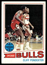 1977 Topps Base Set (White Stock Back) #21 Cliff Pondexter