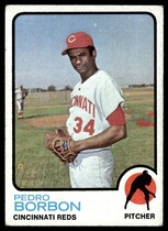 1973 Topps Base Set #492 Pedro Borbon
