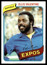 1980 Topps Base Set #395 Ellis Valentine
