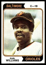 1974 Topps Base Set #375 Earl Williams