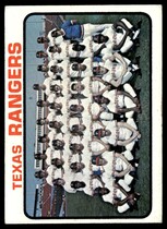 1973 Topps Base Set #7 Rangers Team