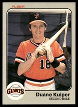1983 Fleer Base Set #263 Duane Kuiper
