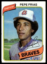 1980 Topps Base Set #87 Pepe Frias