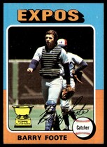 1975 Topps Base Set #229 Barry Foote