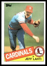 1985 Topps Base Set #447 Jeff Lahti