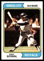 1974 Topps Base Set #514 Paul Schaal