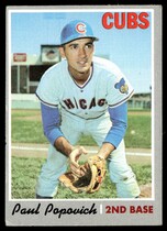 1970 Topps Base Set #258 Paul Popovich