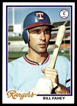 1978 Topps Base Set #388 Bill Fahey