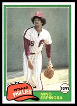 1981 Topps Base Set #405 Nino Espinosa