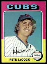 1975 Topps Base Set #494 Pete LaCock