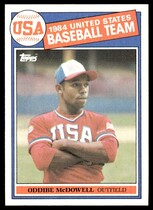 1985 Topps Base Set #400 Oddibe McDowell