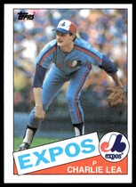 1985 Topps Base Set #345 Charlie Lea