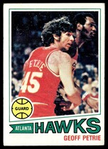 1977 Topps Base Set (White Stock Back) #46 Geoff Petrie