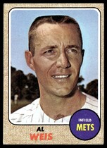 1968 Topps Base Set #313 Al Weis