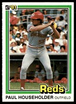1981 Donruss Base Set #303 Paul Householder