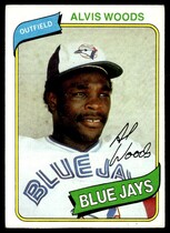 1980 Topps Base Set #444 Alvis Woods