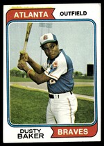 1974 Topps Base Set #320 Dusty Baker