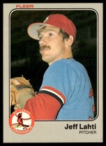 1983 Fleer Base Set #12 Jeff Lahti