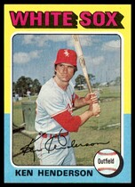1975 Topps Base Set #59 Ken Henderson