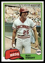 1981 Topps Base Set #325 Ray Knight