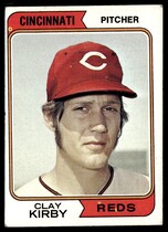 1974 Topps Base Set #287 Clay Kirby