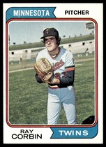 1974 Topps Base Set #296 Ray Corbin