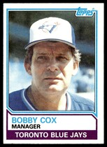 1983 Topps Base Set #606 Bobby Cox