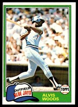 1981 Topps Base Set #703 Alvis Woods
