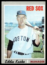 1970 Topps Base Set #489 Eddie Kasko