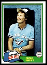 1981 Topps Base Set #407 Ernie Whitt
