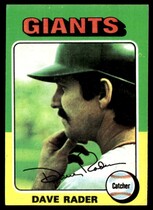1975 Topps Base Set #31 Dave Rader
