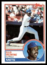 1983 Topps Base Set #653 Ellis Valentine