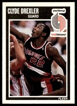 1989 Fleer Base Set #128 Clyde Drexler