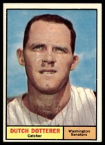 1961 Topps Base Set #332 Dutch Dotterer